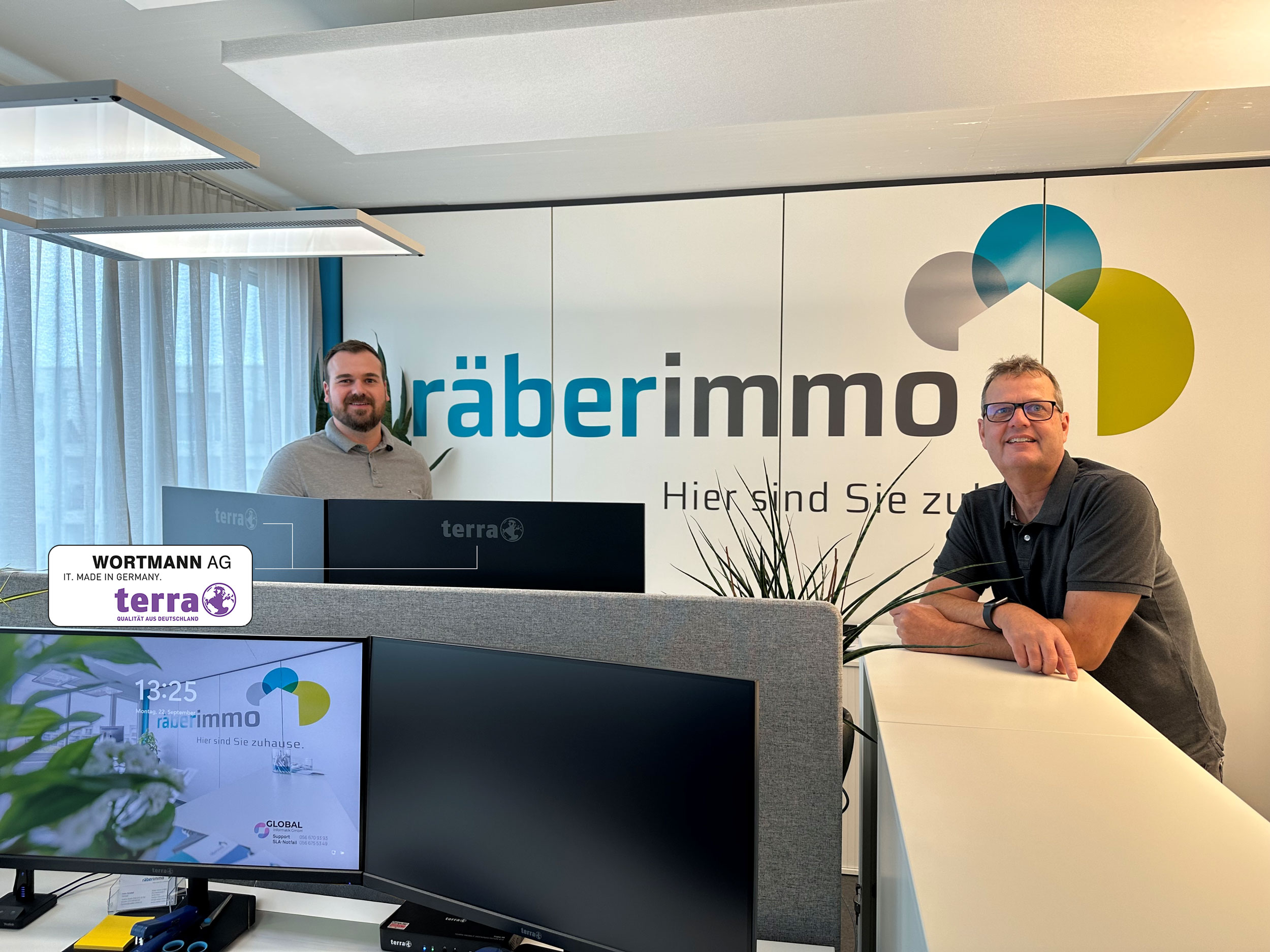 Moderne IT-Infrastruktur für die Räber Immo GmbH